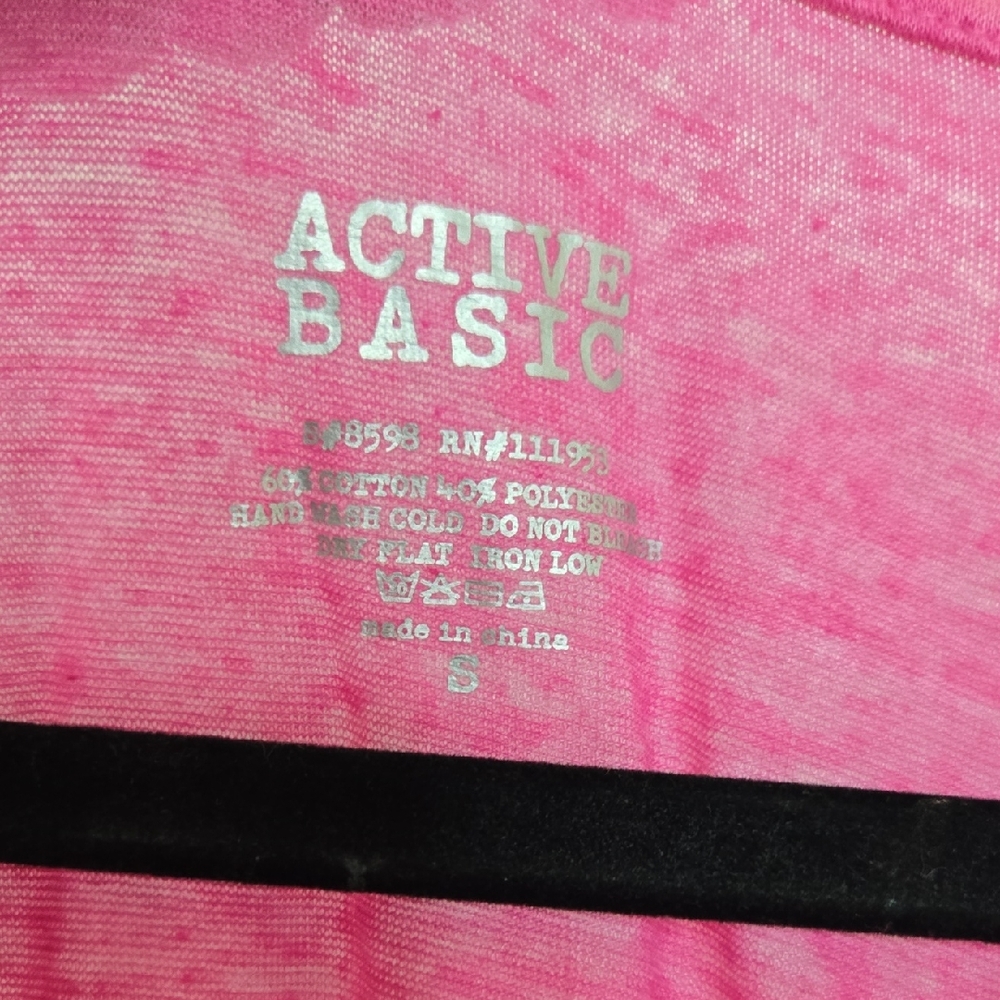 Active Basic Fuchsia Tee